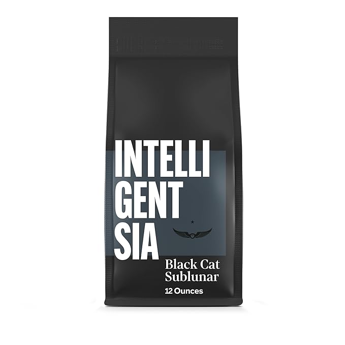 Intelligentsia Coffee, Dark Roast Whole Bean Coffee, 100% Arabica Coffee - Black Cat Sublunar Espresso 12 Ounce Bag