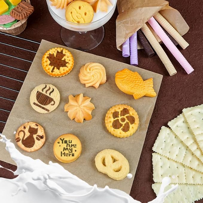 45 Coffee Stencils+2 Mesh Powder Shakers, Cake Baking Templates Coffee Decoration Stencils Coffee Art Templates Coffee Mold Tool for Christmas Thanksgiving Cake Coffee Cappuccino