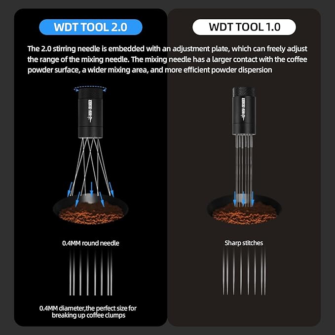 MHW-3BOMBER WDT Tool Espresso and 54mmPuck Screen 0.2mm
