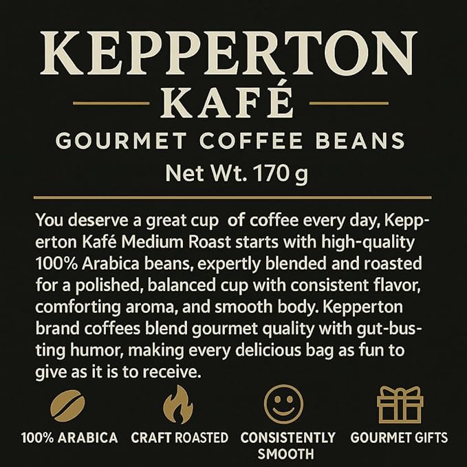 Kepperton Dasher’s Dark Roast Coffee Funny Holiday Coffee Gift, Sleigh Fuel Blend for Coffee Lovers and Reindeer Fans Teacher Stocking Stuffer Reindeer Stuff