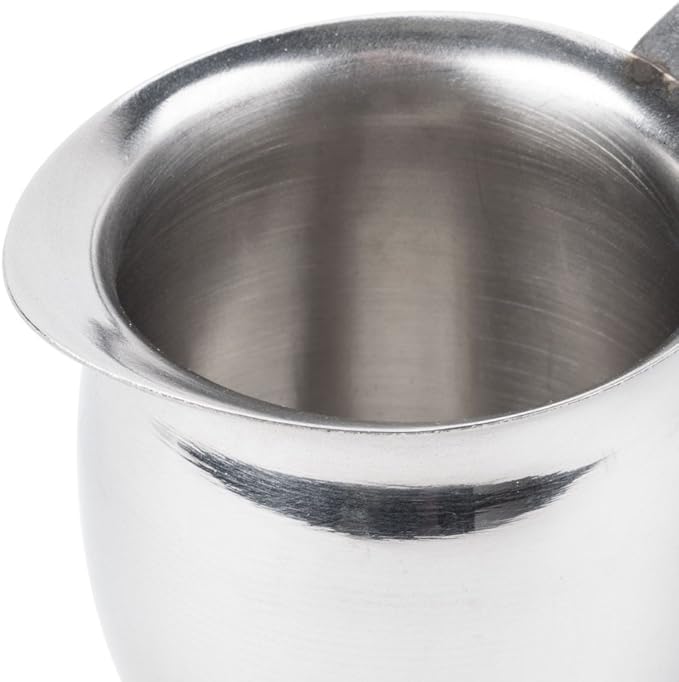 Betolla (2 Pack) 5 oz Stainless Steel Bell Creamer – Bell-Shaped Mini Pitchers for Serving Cream, Milk, Syrups & More
