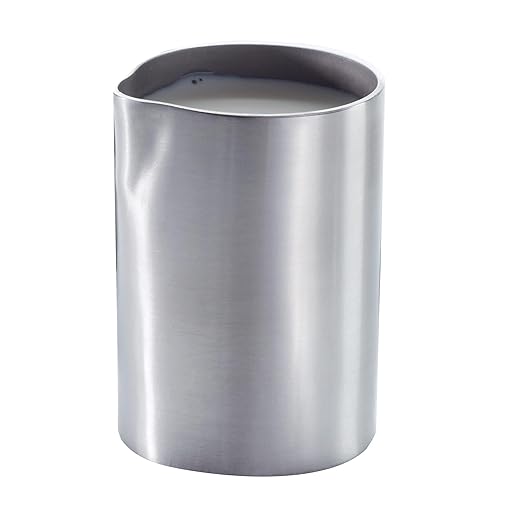 American Metalcraft SCM2 Creamer, Satin Finish, Stainless Steel, 4 oz. Capacity, 2" Dia., 2-3/4" H