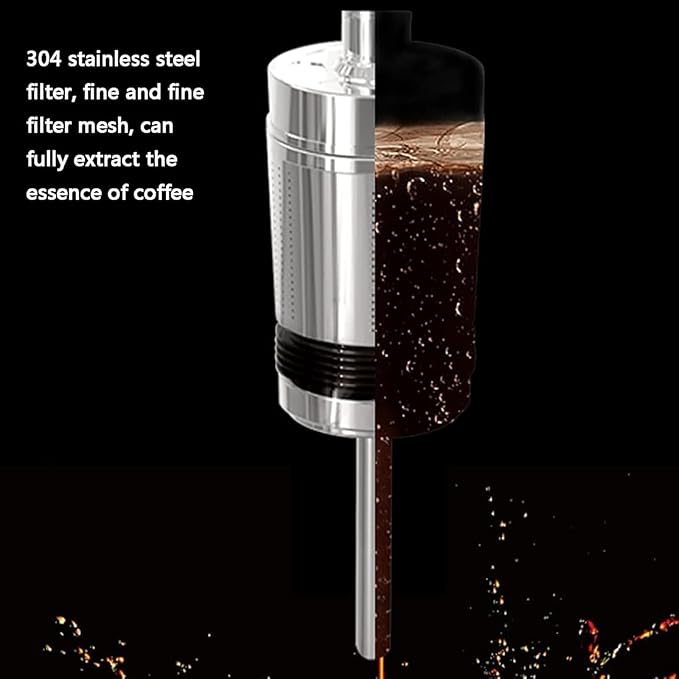 Syphon Vacuum Coffee Maker, Glass Electric Siphon Pot, 3 Adjustable Gears, 30 Minute Keep Warm, 240ml Capacity, for Use at Home, Coffee Shops, Offices & Other Places