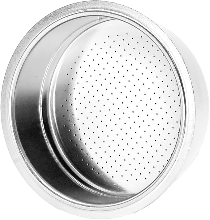 Algasan 51mm Pressurized Espresso Filter Basket 2 cup/double shot Compatible with CUISINART EM100 Breville Cafe Roma ESP8/ESP6/800ES/BES200/250/400/800/820/830 coffee machine