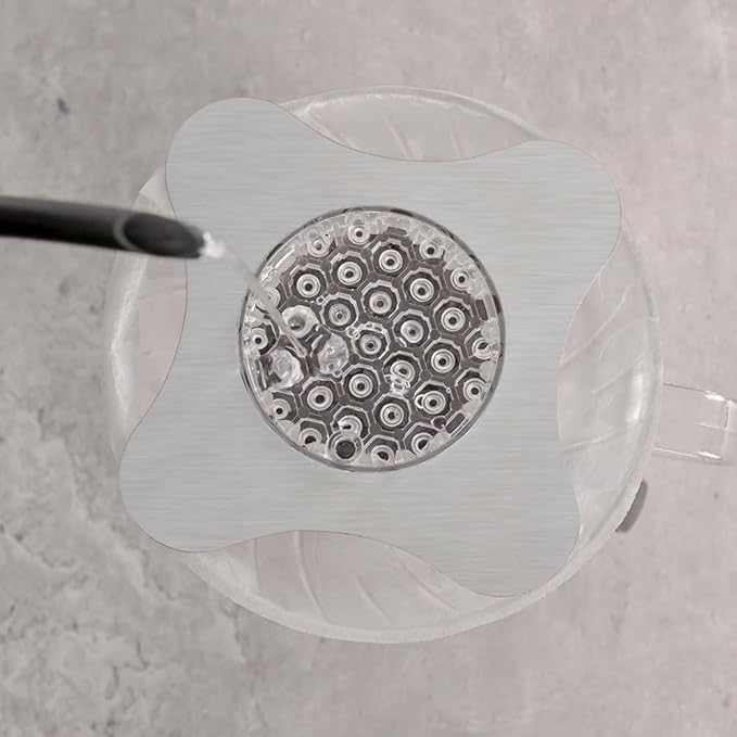 CAFEMASY Drip Assist Tool for Pour Over Coffee Dripper Clear Water Flow Control Dish with Metal Holder Compatible with V60 & Orea Coffee Dripper