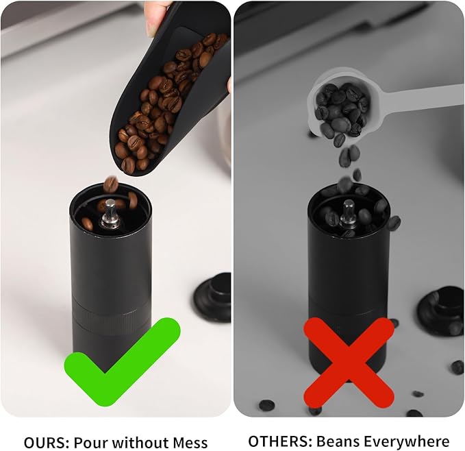 Bincoo Flexible Silicone Coffee Bean Dosing Cup, 2 Pack Weigh Boat Container, No Mess Pouring, Compatible as a Weighing Tray, Coffee Bar Espresso Accessories