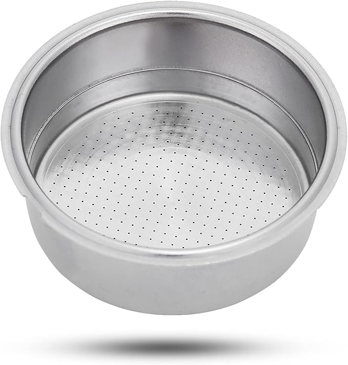 51mm Espresso Filter for 3700 Essential, Double Cup Filter Basket Compatible for CASABREWS Espresso Machine 3700Essential, Double Layer Pressurized Coffee Filter Fits 51mm Portafilter with Circlip