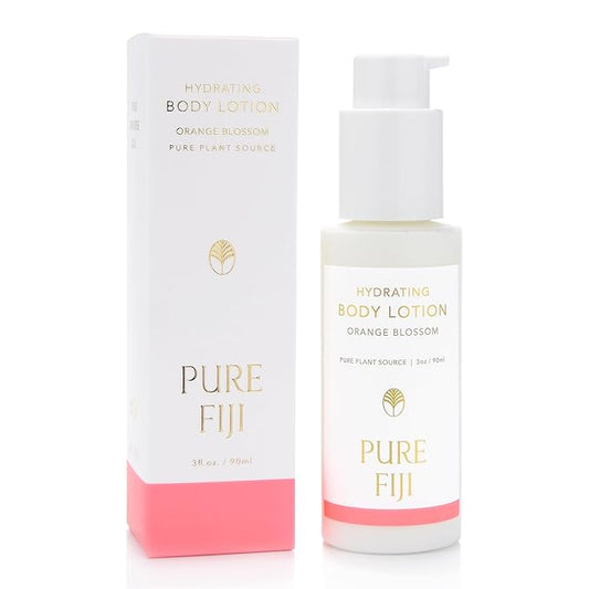 PURE FIJI Hydrating Body Lotion Travel Size, Orange Blossom (3oz/90ml)