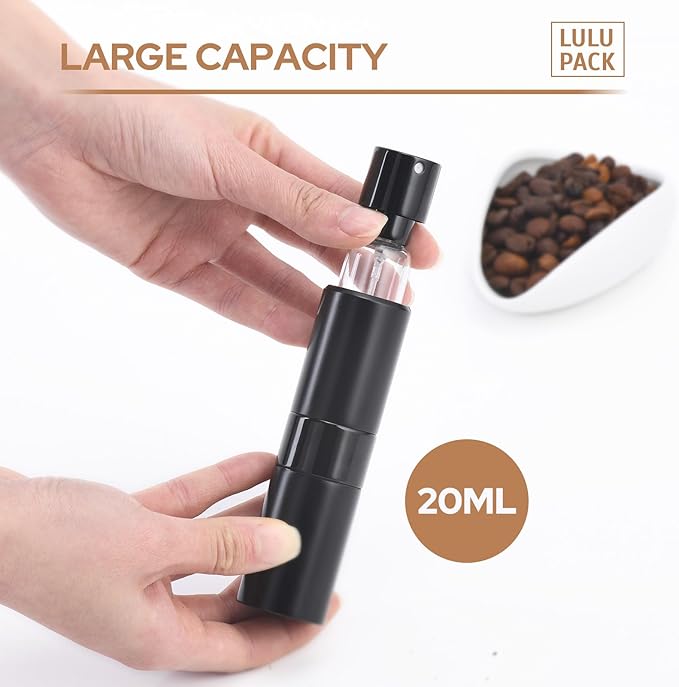Lulupack Coffee Bean Dosing Cup with 20ML Spray Bottle, Coffee Measuring Cups & Espresso Bean Spritzer Kit