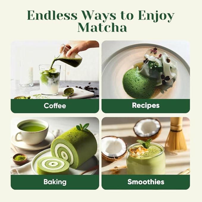 Venture Pal Superior Ceremonial Grade Matcha Powder, 100% Pure First Harvest Matcha Powder, Shade Grown Green Tea – Vegan, Gluten-Free, No Additives, Unsweetened (30g/1.06oz Tin)
