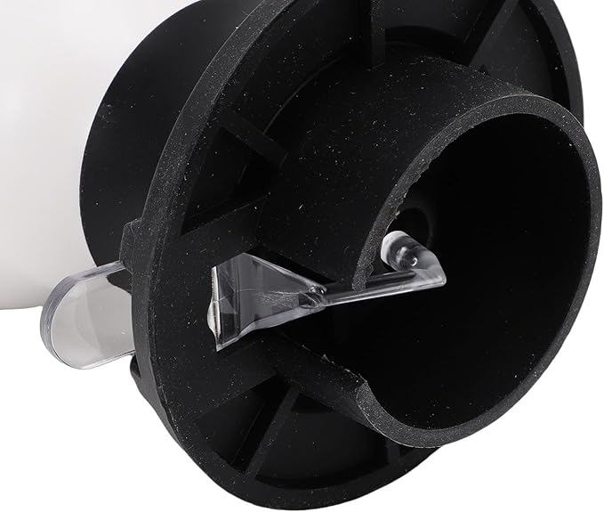 Premium Ceramic Pour Over Coffee Dripper - Heat Immersion Cone Brewer with Filter Holder for Home, Office & Travel Use, Ideal Coffee Maker for Daily Brewing (White Black)