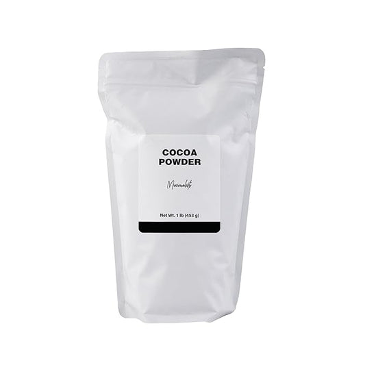Minimalist Cocoa Powder, Dutch Process for Baking and Beverages, Packaged for Convenience in a Resealable Bag (1 Pound)