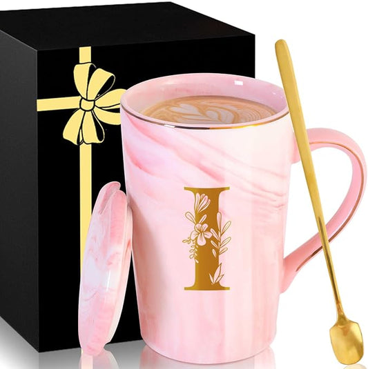 MNZZ Personalized Ceramic Coffee Mug with Lid Tea Cup Women Thank you Appreciation Gratitude Gifts Female Teacher End of Year School Bus Driver Nurse Pastor Team Mom Coach Guard Scout Leader Doctor,I