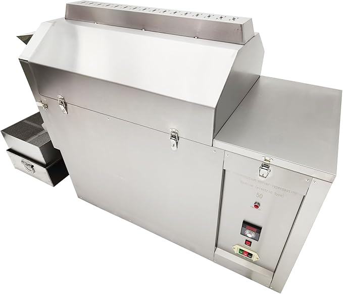 Banfluxion Electric Heating Coffee Bean Roaster 220V 6.5KW Commercial Stainless Steel Nuts Bean Roasting Machine Roller Type Baking Machine 0-300℃ 25kg Chestnut Capacity 3PH