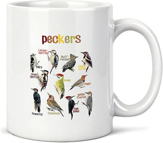 Colorful Bird Mug 11 oz, Bird Lover Gifts for Women Men Coffee Cups Ceramic, Farmhouse Decorative Birds Ceramic Mug for Coffee Tea Hot Cocoa Home Office Work