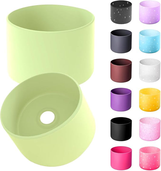 Silicone Boot for Owala 40oz Water Bottle – Anti-Slip Protective Cover, Bottle Boot, Base Cover Compatible with FreeSip, Sleeve for Stainless Steel Tumblers (Green, 40OZ)