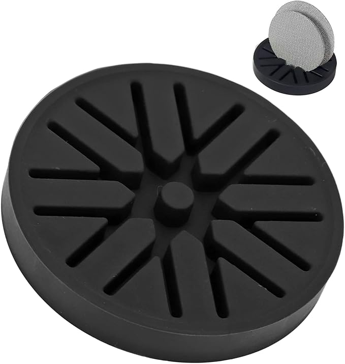 YOUTHINK Puck Screen Stand, Portafilter Silicone Basket Stand Compact Small Stable Quick Drying Coffee Filters Stand Holder for Home Apartment Office Coffee Shop