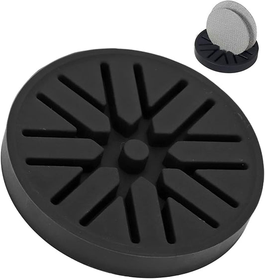 YOUTHINK Puck Screen Stand, Portafilter Silicone Basket Stand Compact Small Stable Quick Drying Coffee Filters Stand Holder for Home Apartment Office Coffee Shop
