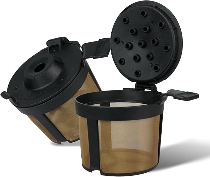 Reusable Coffee Filter for Ninja PB051 PB040 PB041ST - Gold 304 Stainless Steel Mesh - Eco-Friendly Coffee Filter Basket (2)
