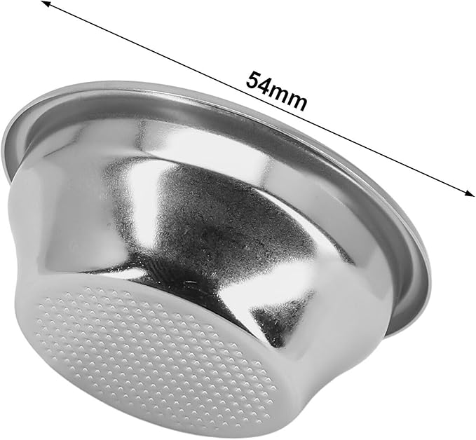 54mm Non Pressurized Filter Basket,For Breville Portafilter Coffee Filter Basket Non Pressurized Filter Basket, 10 Grams of Powder Capacity -2 Pack
