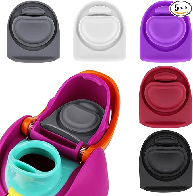 5pcs Replacement Stopper Seal Compatible with Owala FreeSip 24oz 32oz,Water Bottle Lid Insert Cap Rubber Seal Parts for Owala 16/19/24/32/40oz Spout Gasket Mouth piece Accessories F4