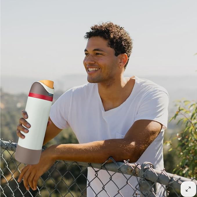 2PCS Silicone Water Bottle Boot, Compatible with Owala 24oz 32oz 40oz, Protective Anti-Scratch & Anti-Dent No Noise Sleeve Cover for FreeSip/Twist/Flip Water Bottles (Boneyard, 32oz)