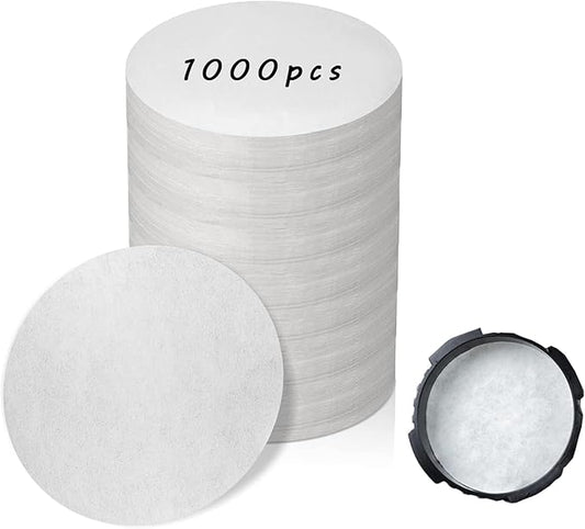 1000 Pcs Round Disposable Coffee Filters Paper Compatible with Aeropress Coffee Makers