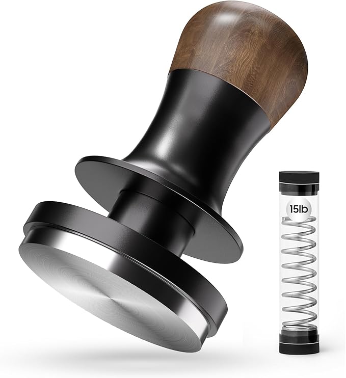 MHW-3BOMBER 49.7mm Coffee Tamper – Designed Exclusively for ROK Espresso, Precision Fit for ROK Portafilter, Manual Espresso Tamper with Sound Feedback, Flat Base T7069F-OS