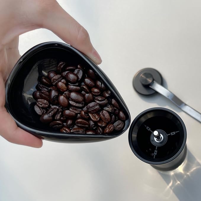 Breewenf Coffee Bean Dosing Cup and Spray Bottle Set, Coffee Bar Accessories, Single Dose Measuring Tray Kit for Espresso