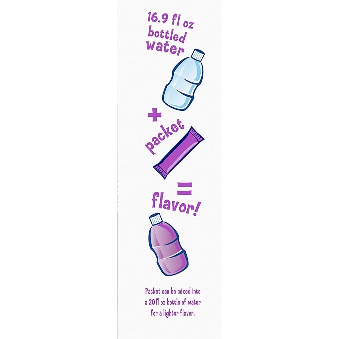 Kool-Aid Sugar-Free Grape On-The-Go Powdered Drink Mix 6 Count (Pack of 1)