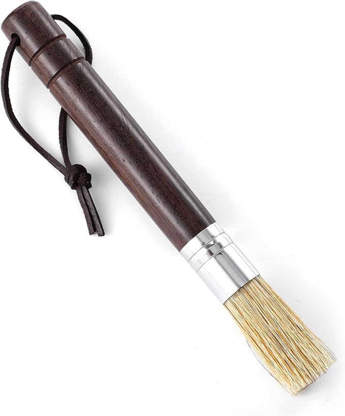 Coffee Grinder Cleaning Brush Espresso Brush Espresso Machine Cleaning Brushes with Wooden Handle and Natural Bristles Small Barista Brushes with Hanging Loop Bar Accessories for Barista Home Kitchen