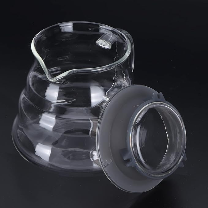 Yosoo Health Gear Glass Coffee Server, Practical Transparent Coffee Carafe for Bar Kitchen Counter, with Smooth Inner Surface and Glass Material (500ml)