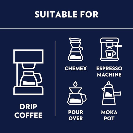 Lavazza Gold Selection Filtro Whole Bean Coffee Light Roast,Vanille and Chamomille flower aromatic notes, 2.2 LB (Pack of 1)