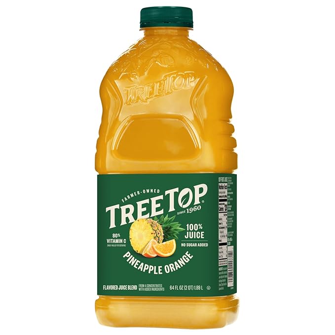 Tree Top Pineapple Orange Juice, 64 Fl Oz (Pack of 1)
