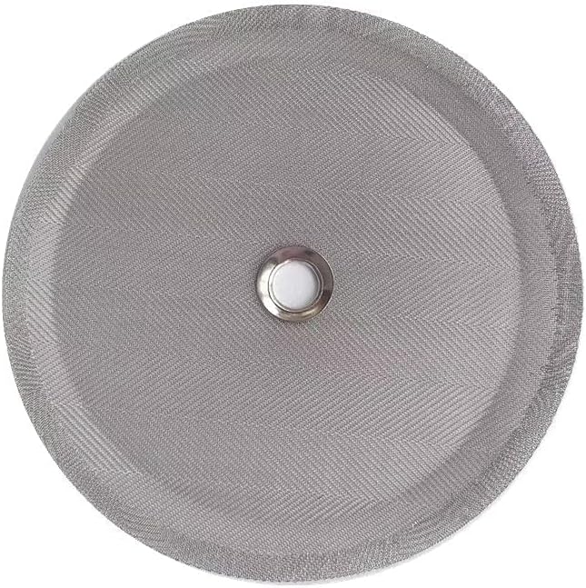 French Press filters 4.5 inch for 50 Oz/1.5 Liter/12cups coffee press, 4 pack french press screen replacement filter with metal center ring