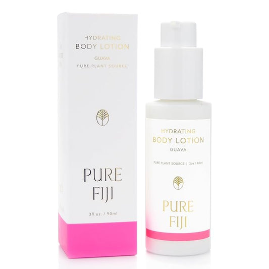 PURE FIJI Hydrating Body Lotion Travel Size, Guava (3oz/90ml)
