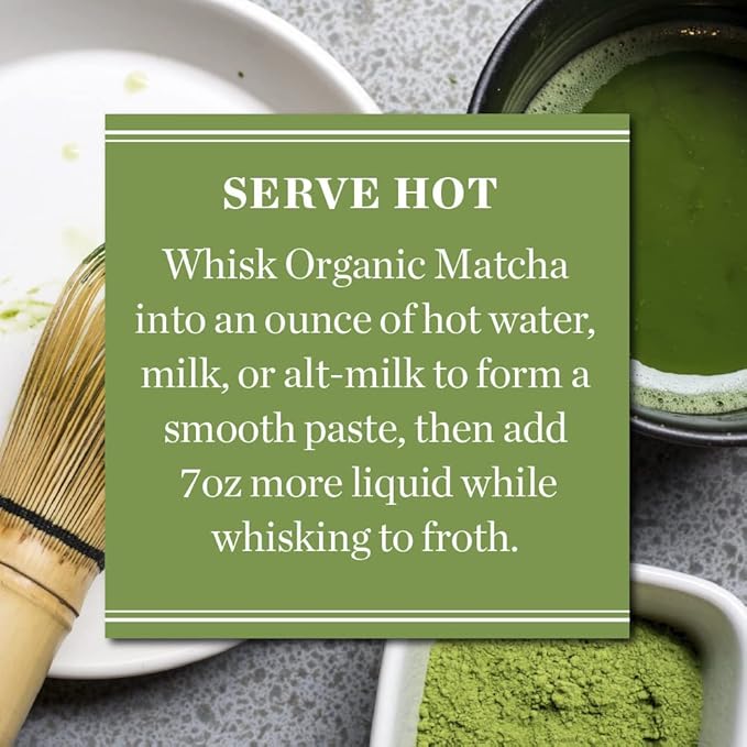 Mighty Leaf Tea, Organic Matcha Green Tea Powder - 3 Ounce Bag, 100% Japanese Matcha, Unsweetened