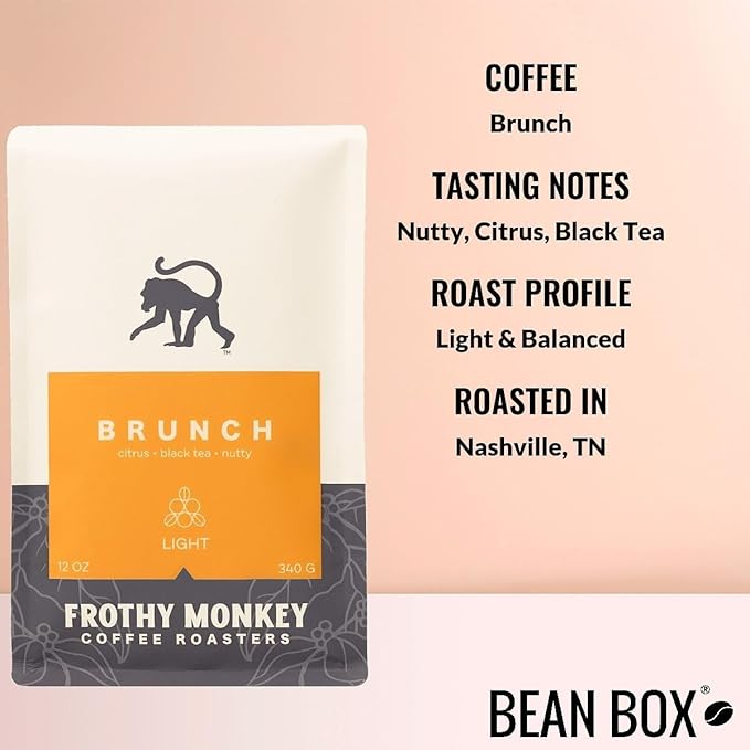 Bean Box Sampler - Roasted by Frothy Monkey Roasters, 2-Pack, Whole Bean Coffee, Gourmet Coffee