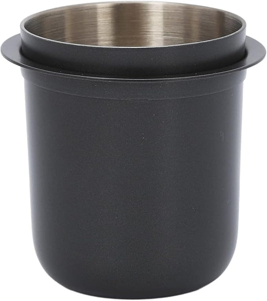 Espresso Dosing Cup - Stainless Steel Coffee Brewing Dose Release Kit, 150ml 58mm Universal Inverted Design for Coffee Machines, Durable Non-Rust -Free Espresso Cup with Ergonomic Handle