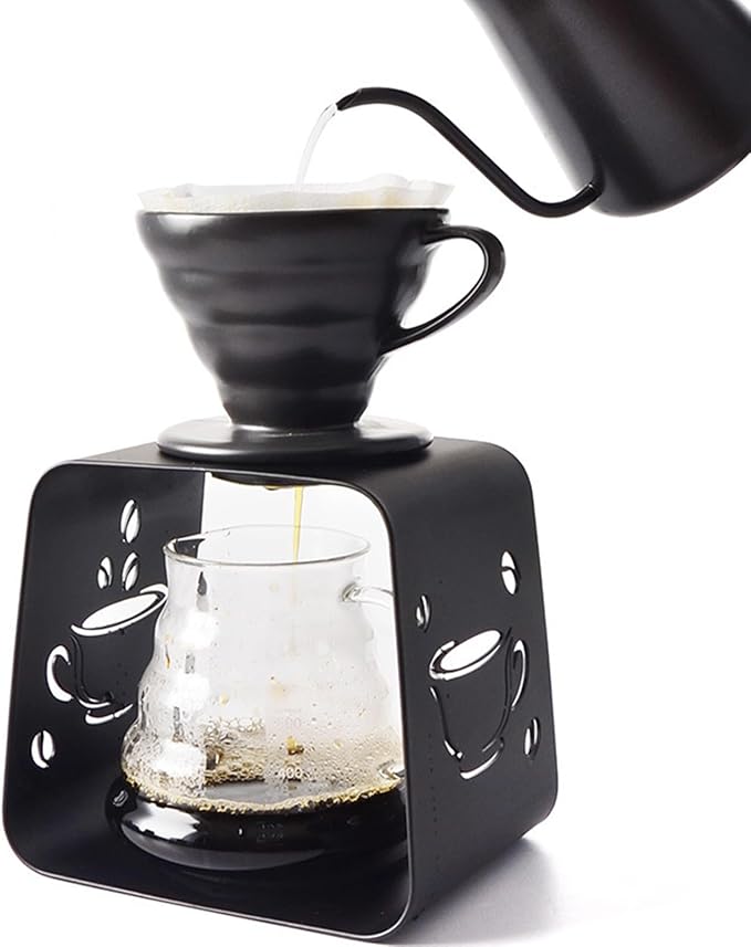 Coffee Maker Stand - Portable Steel Drip Rack | Pour Coffee Dripper Stand | for Hiking Traveling Caravanning Picnic Men Women Youth Teens Daughter Family Friends
