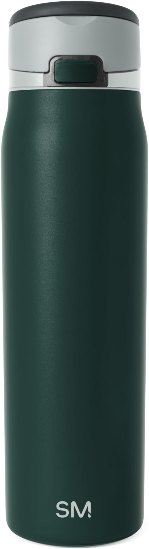 Simple Modern Mesa Loop Water Bottle with Covered Straw and Handle | 30oz Cup Holder Friendly Insulated Stainless Steel Bottles for Travel, Sports and School | Glacier Pine