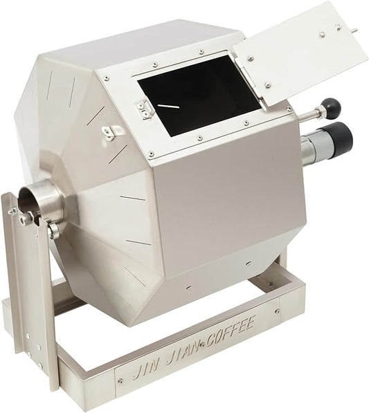 14.5L/3.83GAL Coffee Bean Roaster, 12V 14W Stainless Steel Automatic Coffee Roaster Machine Adjustable Rotary Roasting Machine Peanut Roasters with Speed Controller for Seeds Nuts Beans