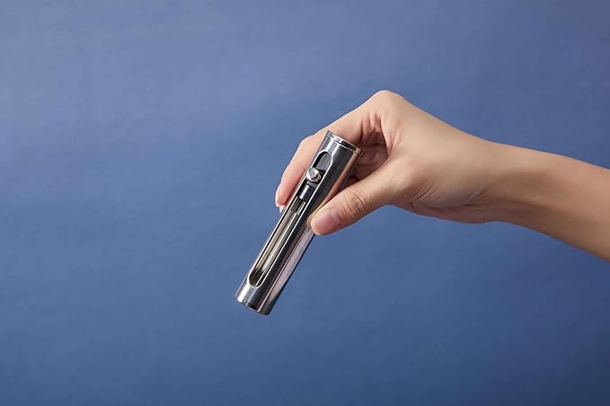 Retractable Espresso WDT Tool - Coffee Distribution Tool with 6x 0.5mm Needles Safety Retraction & Stainless Steel Design for Home Baristas