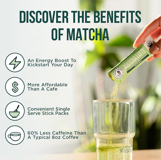 Jade Leaf Matcha Organic Premium Ceremonial Grade Matcha Green Tea Powder - Japanese - Culinary, Ingredient, Ceremonial Barista Teahouse, Latte, Collagen, 0.35 Ounce (Pack of 10), Matcha Latte