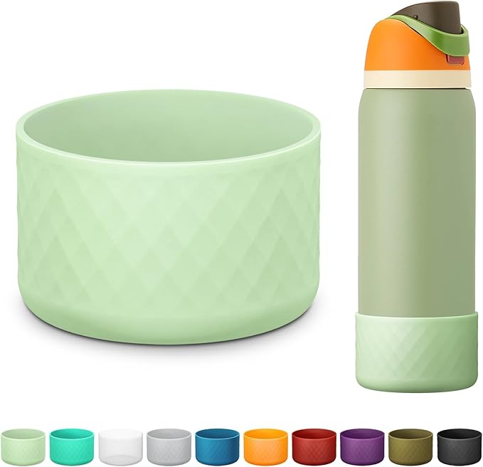 Silicone Boot for Owala Water Bottle 24 oz 32 oz 40 oz, Anti-Slip Protective Sleeve for FreeSip/Twist/Flip Stainless Steel Water Bottles Accessories