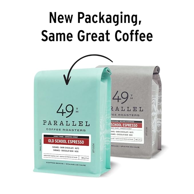 49th Parallel Coffee Roasters Old School Espresso, 340 GR