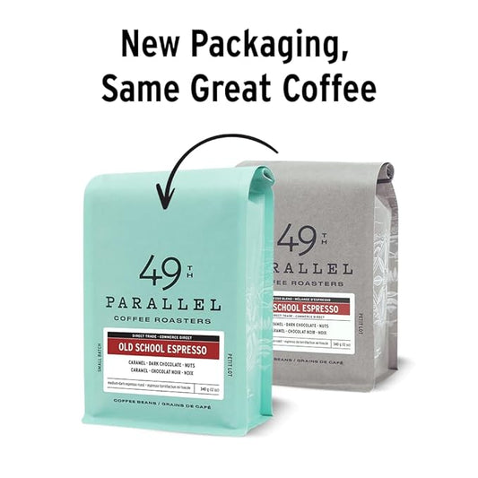 49th Parallel Coffee Roasters Old School Espresso, 340 GR