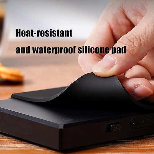 Rechargeable Kitchen Coffee Scale with Timers 0.1g High Precisions Electronic for Espresso and Pouring Over Coffee Rechargeable Digital