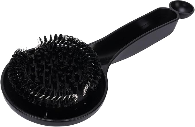 Omabeta Coffee Machine Brush Efficient Soft for 58mm Coffee Machine, Versatile Usage for Home Office Travel, POM Material