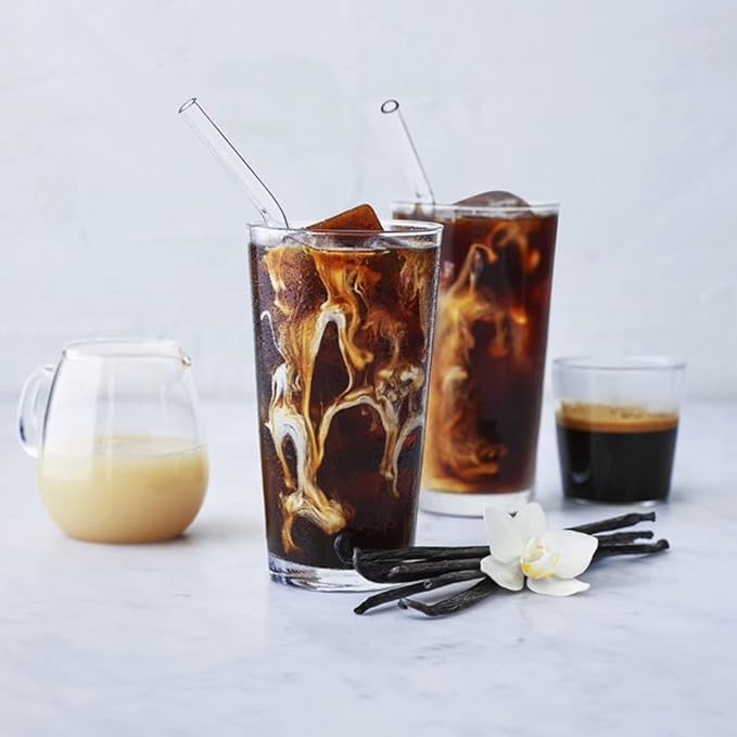 Ghirardelli Flavored Sauce Variety Pack | 16 oz Bottles (Pack of 2) | White Chocolate and Sea Salt Caramel Dessert Toppings for Coffee Drinks, Ice Cream, and Baking Recipes